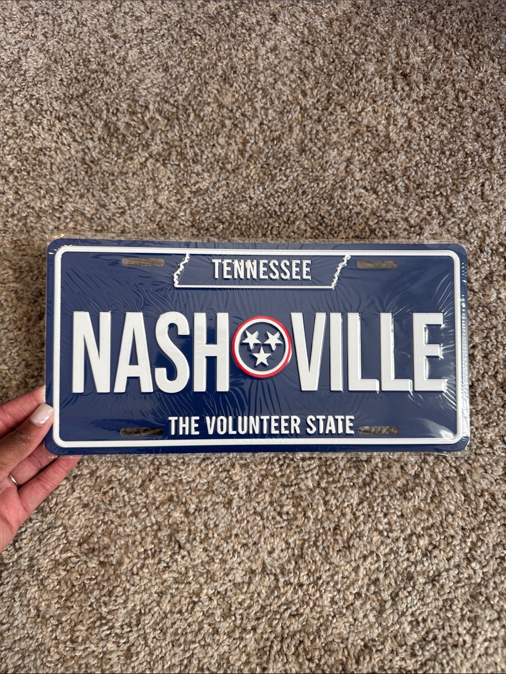 Nashville Tennessee License Plate Sign